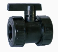 Outdoor PVC Kugelhahn mit 2 Verschraubun gallery