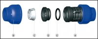 PE-Rohr Winkel 90° IG, IG-Winkelverschraubung, IG-Winkel