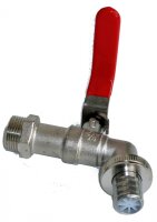 MS-Wasserhähne, Kugelauslaufhahn, Ventile AG Messing, P