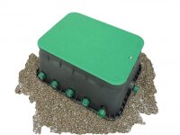 Irritec Ventilkästen, rechteckig, Ventilbox, Ventilvert