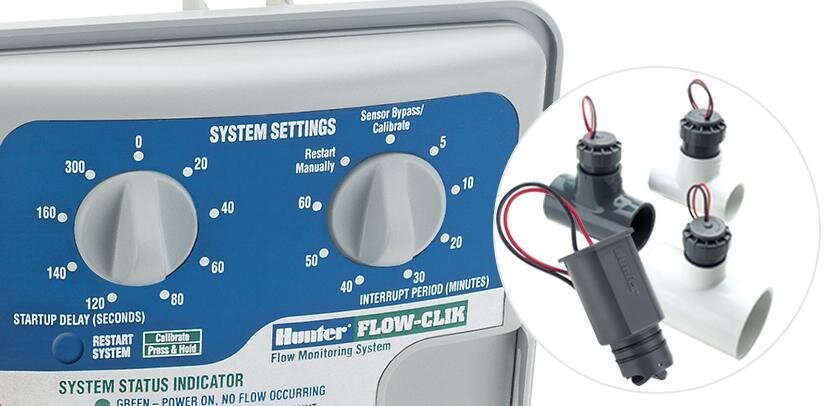 Flow Click Sensor Hunter FLOW-CLIK, HFS-Sensor, FCT-100 Sensor-Gehäuse, 209,18