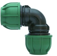 PE-Rohr Winkel 90°, Winkelverschraub slider
