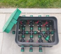 Irritec Ventilkästen, rechteckig, Ventilbox, Ventilvert