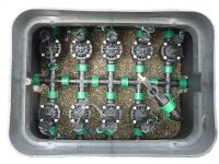 Irritec Ventilkästen, rechteckig, Ventilbox, Ventilvert